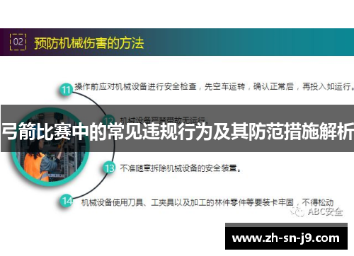 弓箭比赛中的常见违规行为及其防范措施解析